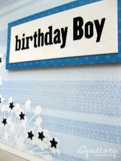 birthday cards for men handmade. out with character card.