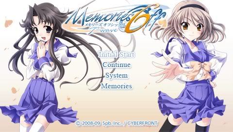 PSP Memories Off 6 T-Wave中文版