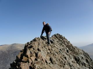 me on Crib Goch ridge