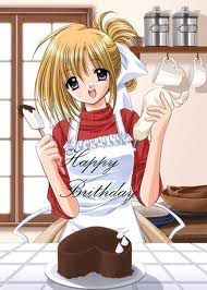 Happy Birthday Anime choc Cake Pictures, Images and Photos