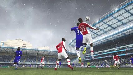 Snow and adverse weather can have an effect on the gameplay