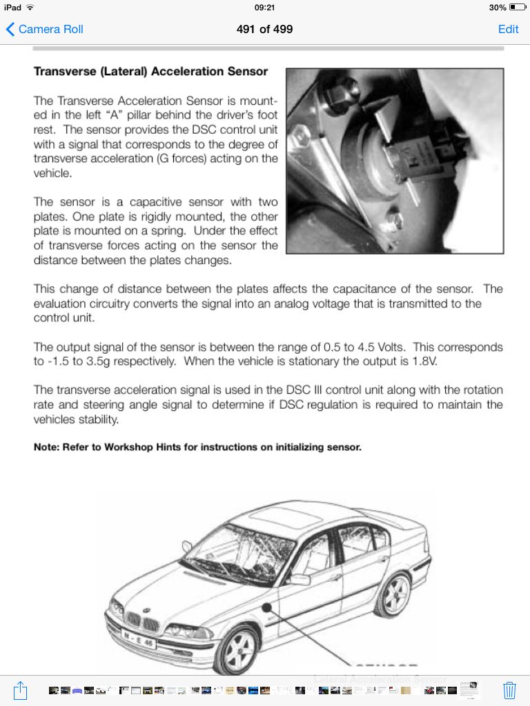 [E46] Transverse Acceleration Sensor part number??? The M3cutters