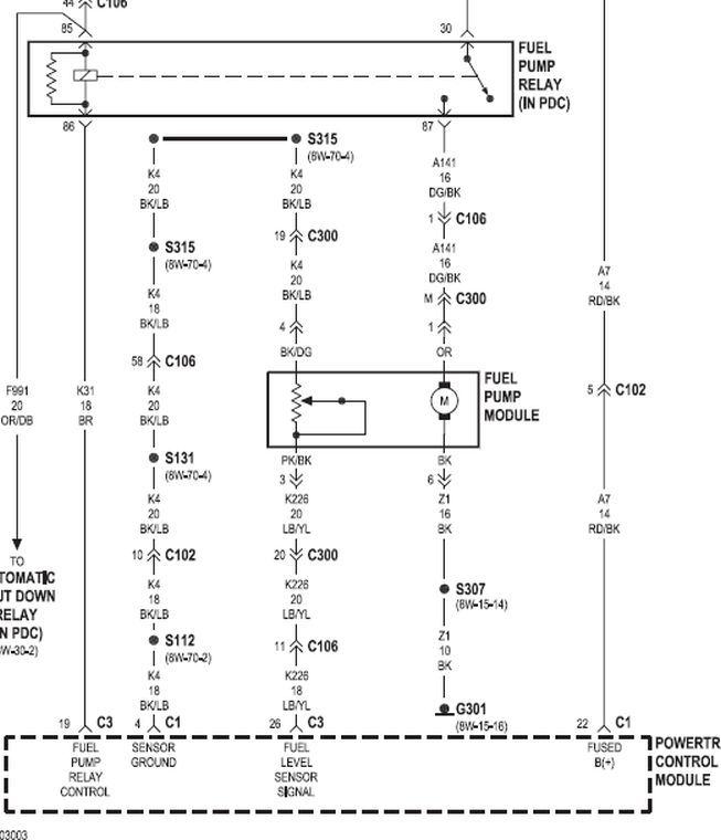 99 WJ fuel sending unit/ fuel gauge?