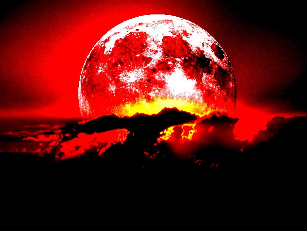 Red Moon Glow Pictures, Images and Photos
