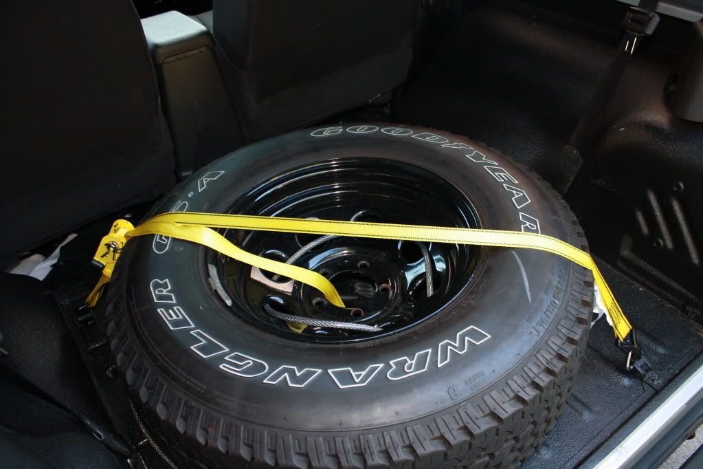 spare tire mounted inside jeep wrangler - JeepForum.com