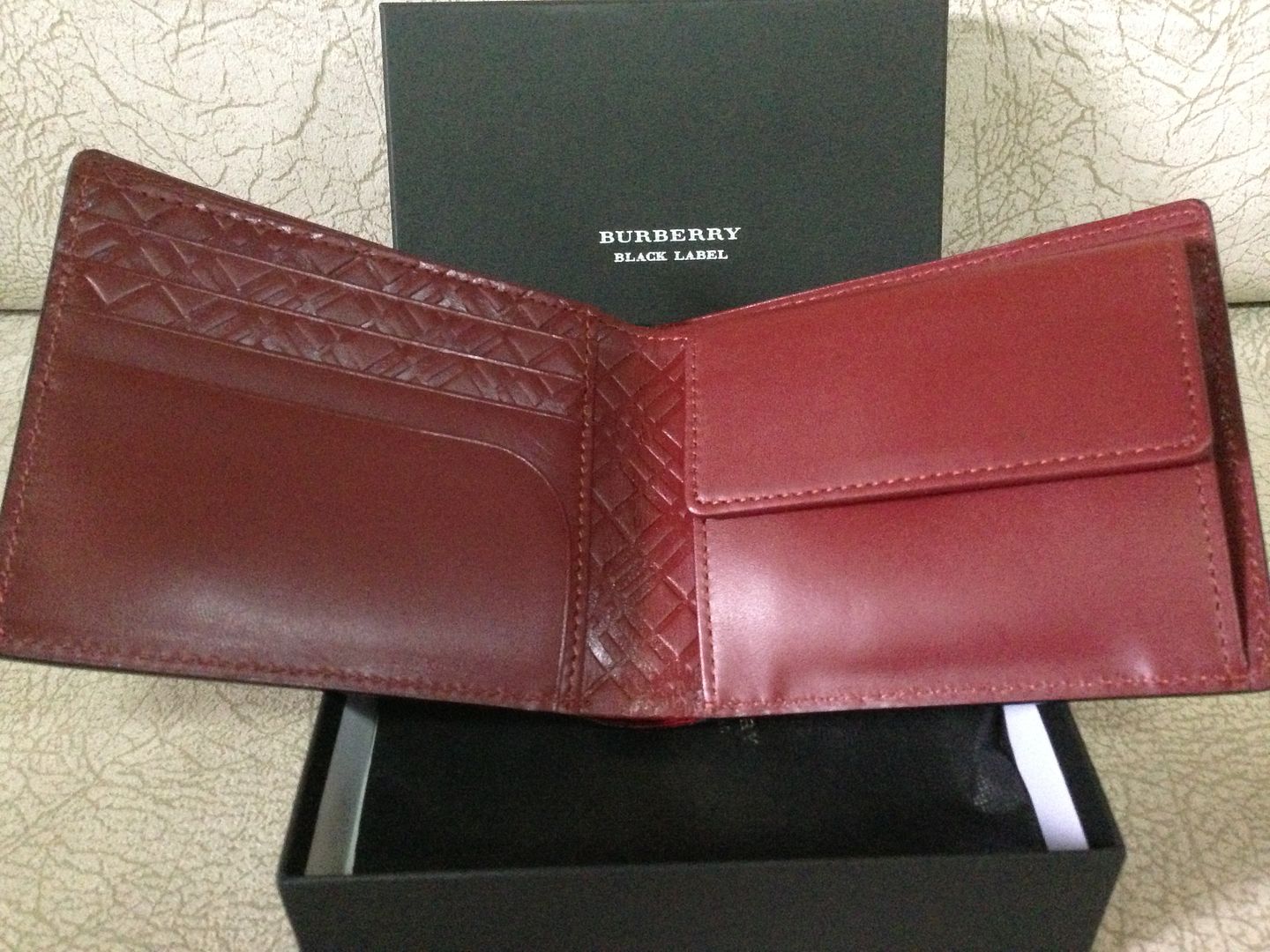 burberry red wallet