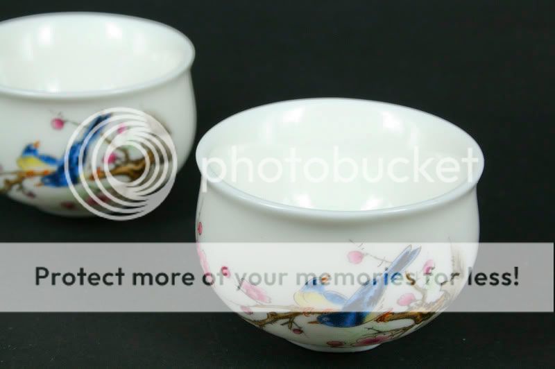 Double Wall Porcelain Tea Cup Chinese Gongfu Tea 20cc  