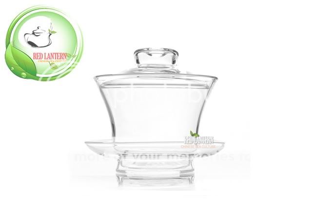 Clear Glass Gaiwan 100cc Heat Resistant Gongfu Tea  