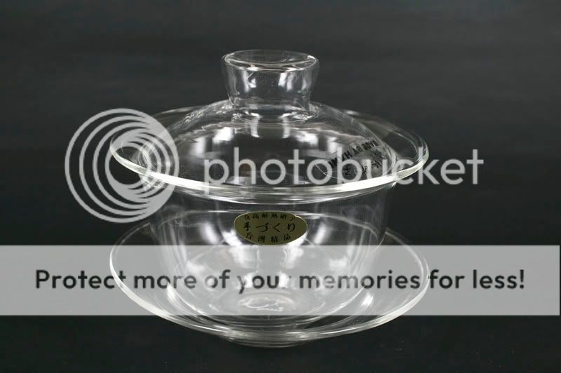 BIG Clear Glass Gaiwan 200cc Heat Resistant Gongfu Tea  